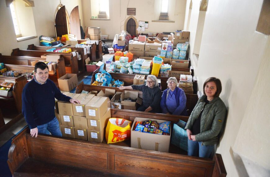Filled to the brim with aid for Ukraine