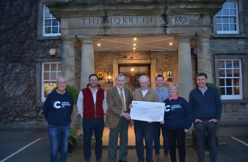 Farmers’ ball raises £2,500 as stalwart Dougie takes a back seat
