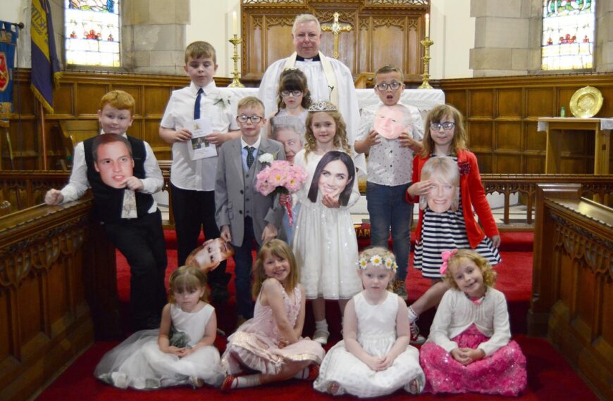 Nice day for a mock wedding: Teesdale schools celebrate Harry and Meghan’s wedding – PICTURES