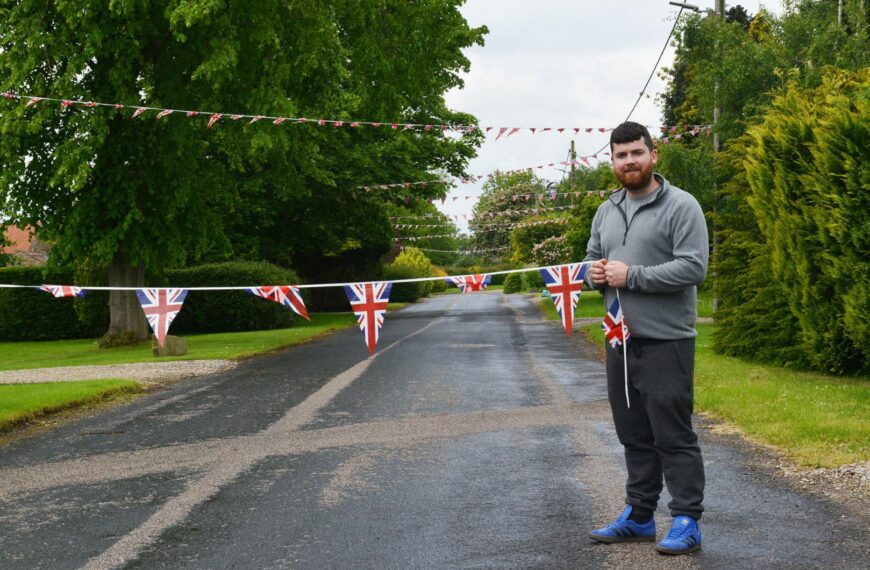 Michael’s bunting ushers in Winston’s picnic celebration
