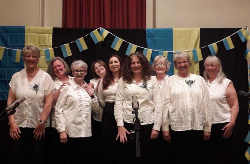 Making their voices heard in aid of Ukraine appeal