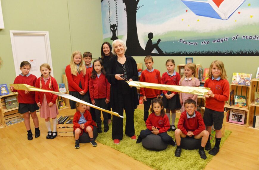 Author Anne praises school’s new chapter