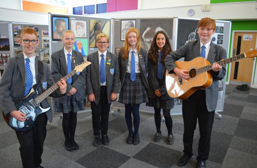 Students showcase their arts and music at special event