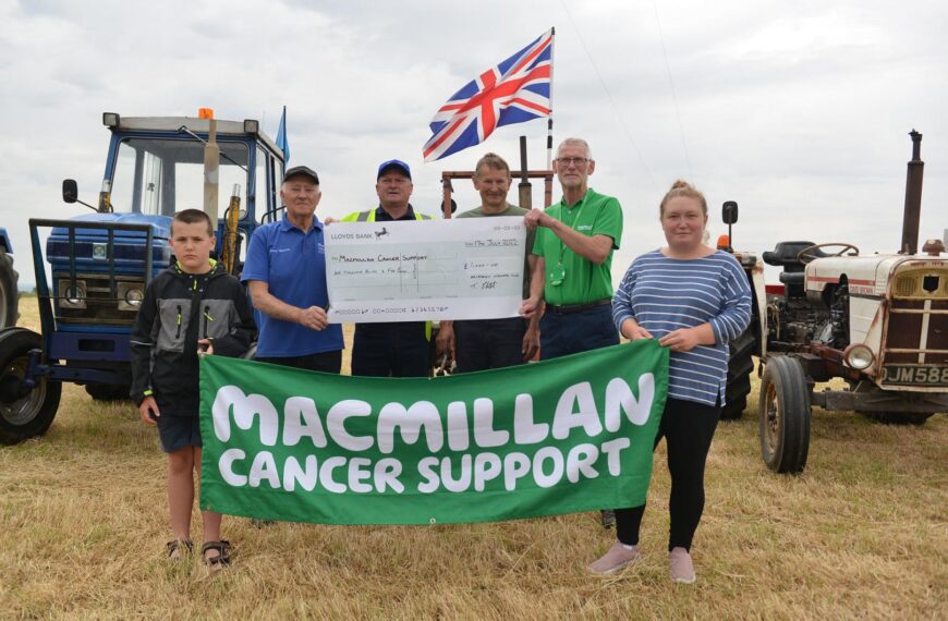 Tractors ride out to help fight against cancer