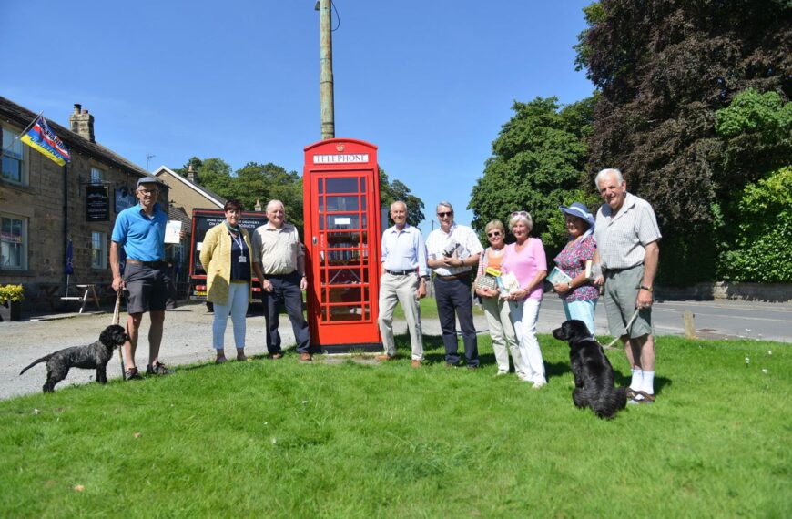 Ringing in the changes – Red telephone box returns as a library