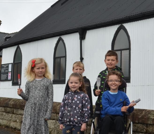 It’s a red letter day for repainted dale church