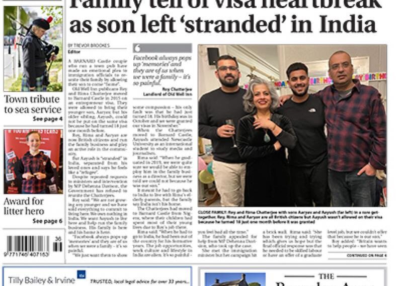 This week’s Teesdale Mercury is in the shops