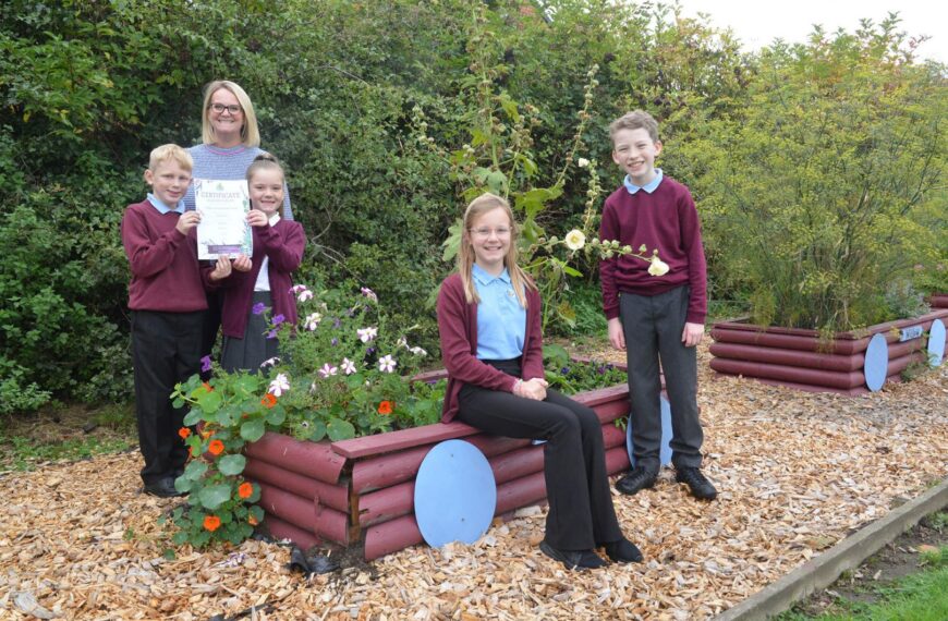 Green fingered pupils wow gardening judges