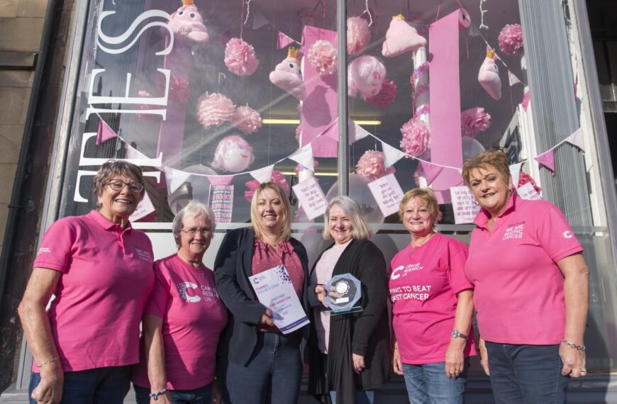 Barney turns pink to fight cancer