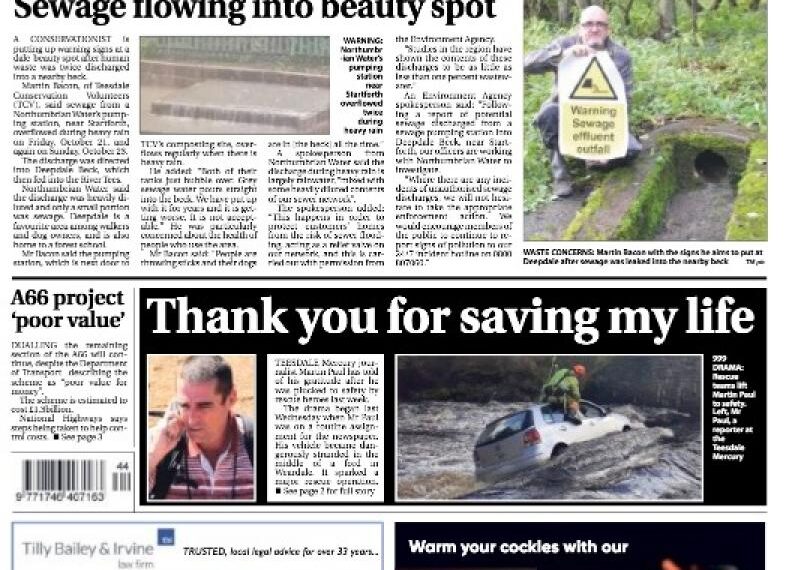 This week’s Teesdale Mercury includes a wallplanner for 2023