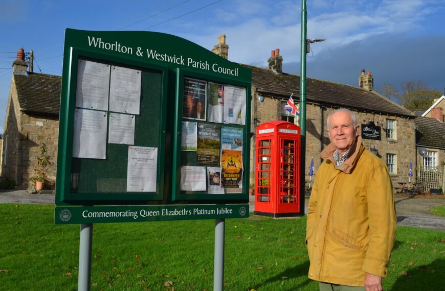 Relocated noticeboard will keep villagers posted on local affairs