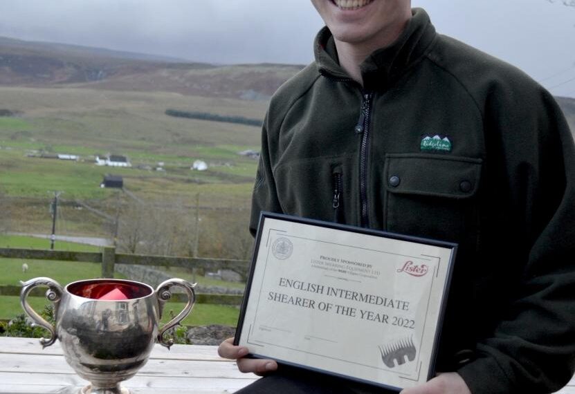 Shear joy for young farmer after brain tumour scare