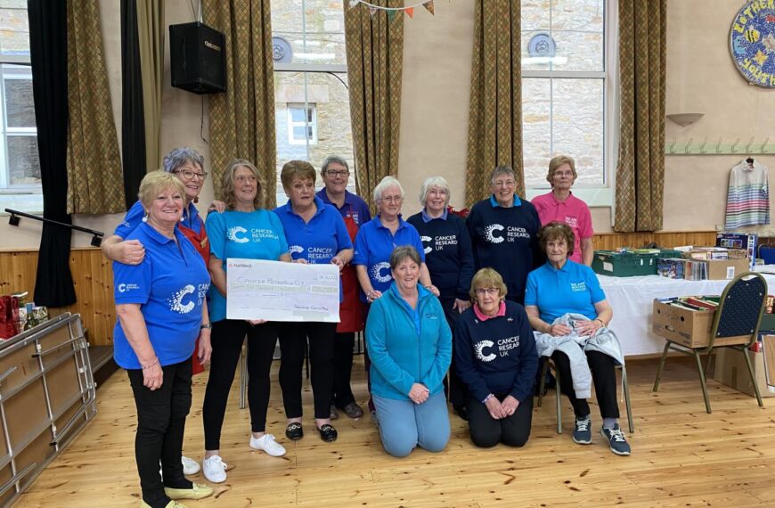 £20k legacy helps fundraisers bring in £75,000 to tackle cancer