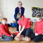 Cockfield kids learning to be lifesavers