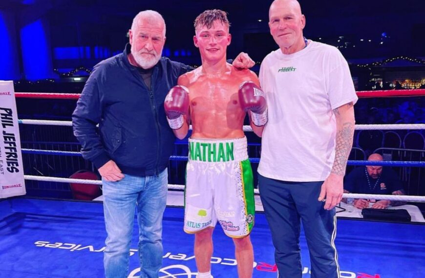 Boxer Nathan chalks up a second pro victory