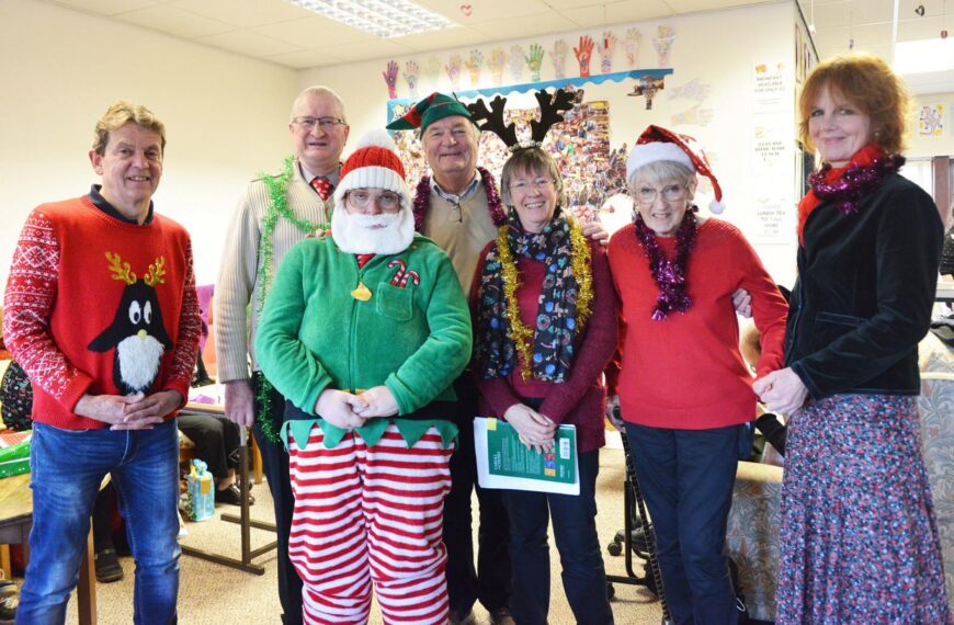 Bringing Christmas cheer to day care centre