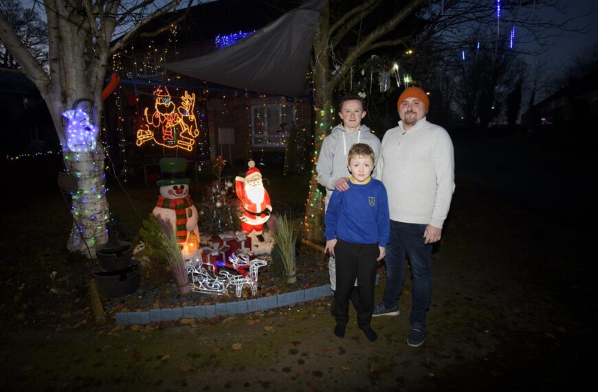 Mike’s dazzling display wins village sparkle contest
