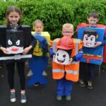 Pictures: Colourful costumes brighten up a grey&hellip;