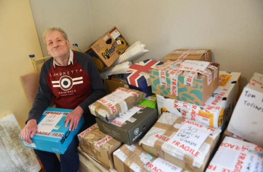 OAP from Eggleston in Ukraine war relief role