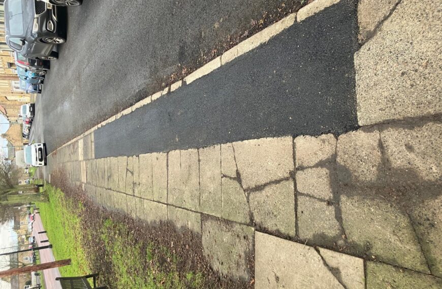 Villagers hit out at unsightly path repair in Staindrop