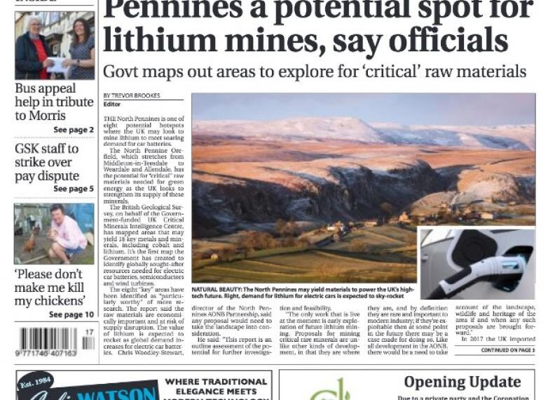 This week’s Teesdale Mercury is out today – born and read in&hellip;