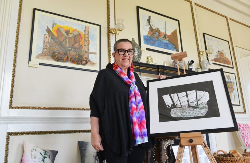 Art is where the home is