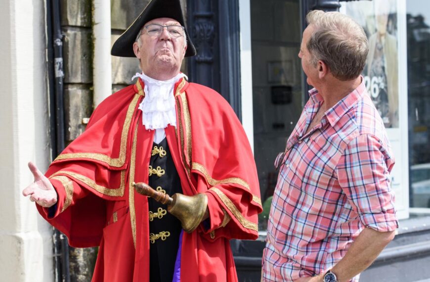 For whom the bell tolls: How town crier Ian answered his town’s&hellip;