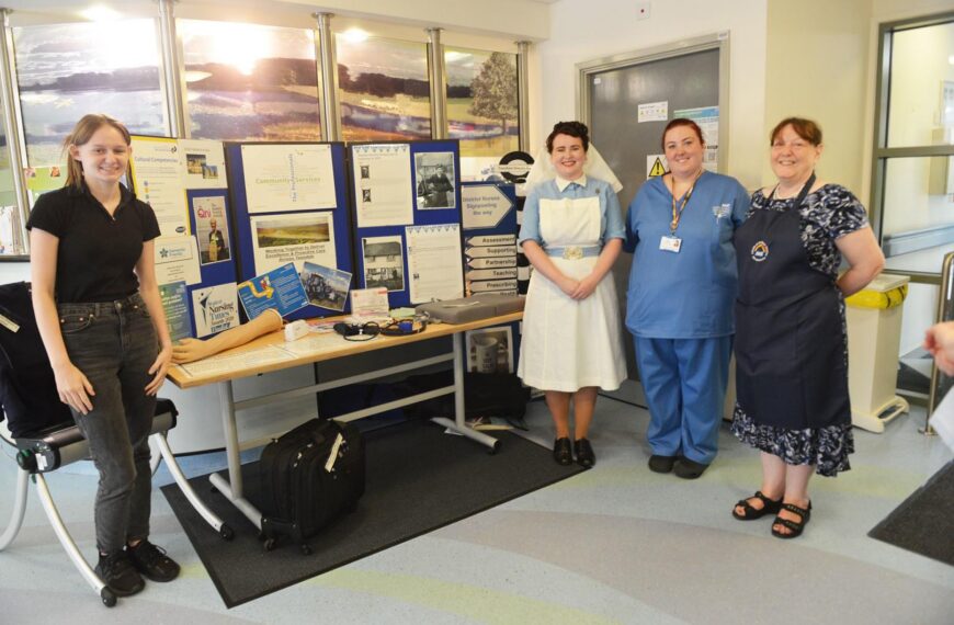 Friends help hospital mark birthday of NHS