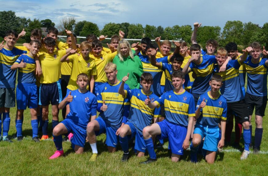 George’s mates kick-off extra support with football match