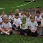 Pupils run colourful gauntlet to celebrate end&hellip;