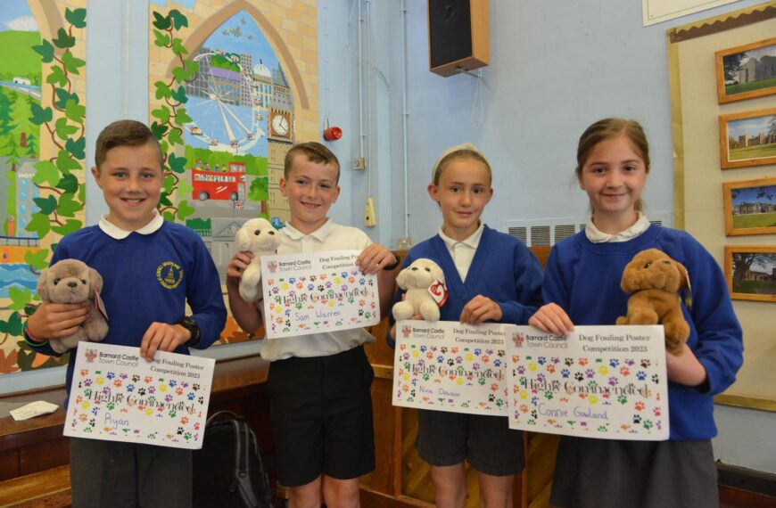 Praise for pupils who are leading fight against dog mess on streets