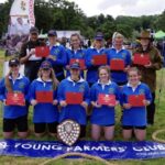 Young farmers pull off a tug of&hellip;