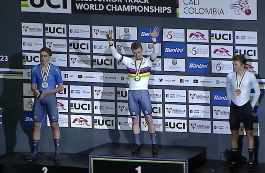 Matthew is cycle track champion