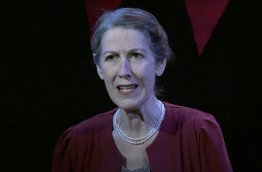 Actress Alison lands in Barney for solo show