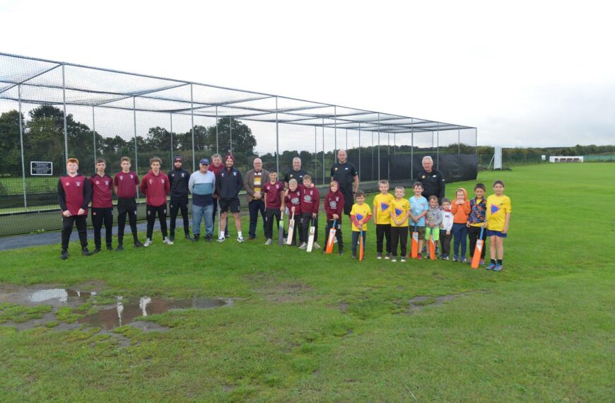 Cricketers bowled over by new practice nets
