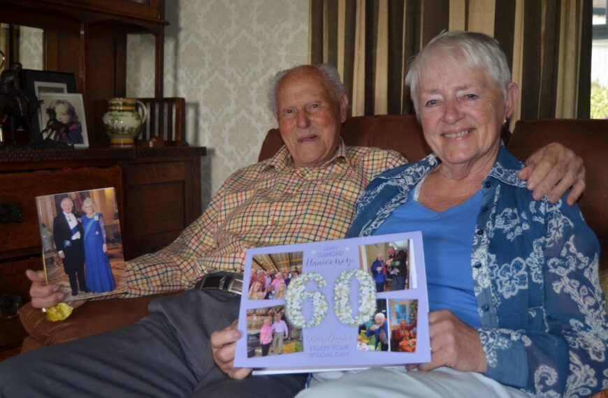 Diamond couple take a trip down memory lane