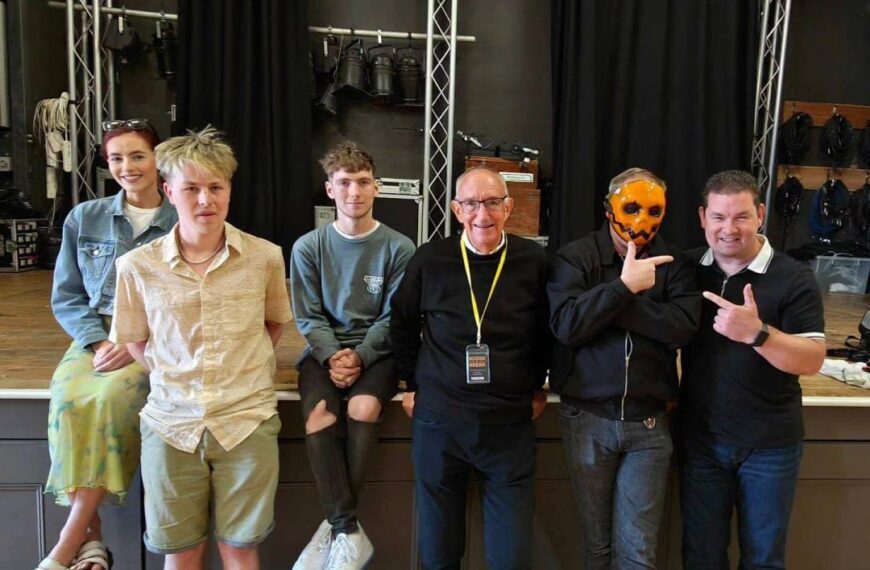 Funny way to be in scary film