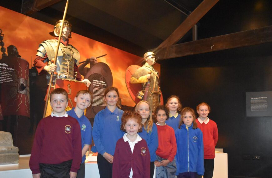 History comes alive for Hamsterley pupils