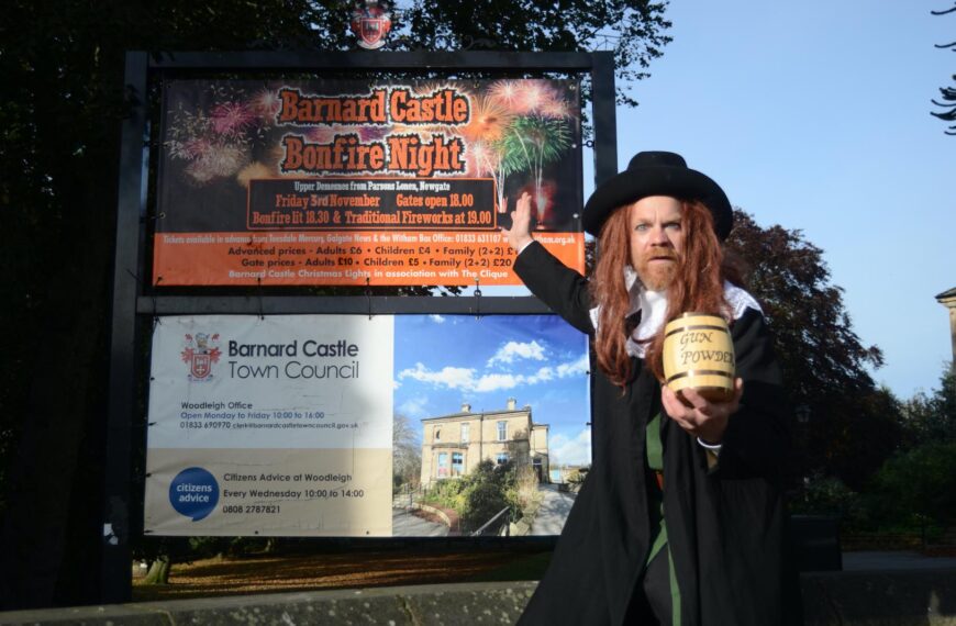 Organisers hatch a plot for Guy Fawkes to appear at bonfire night