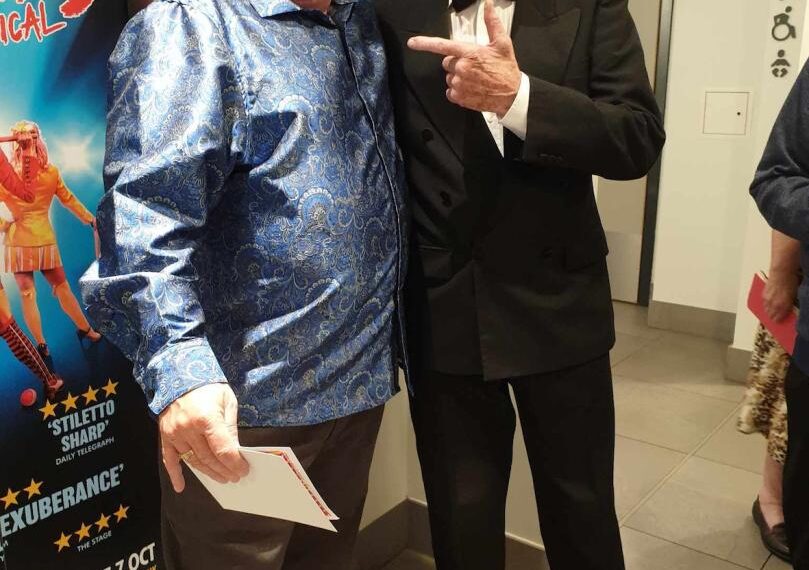 John raises a smile with comedy legend