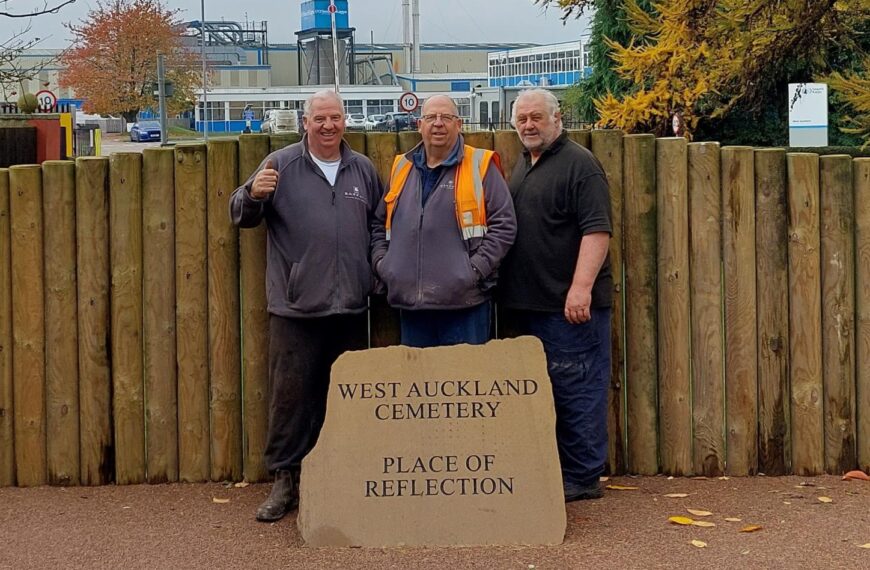 Place to reflect and remember loved ones finished