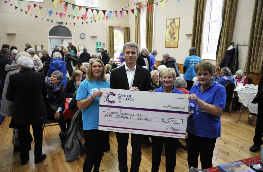 Inspirational’ cancer group raises £90k