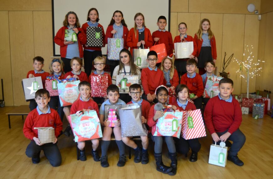 Pupils’ pocket money delivers festive joy to those less fortunate