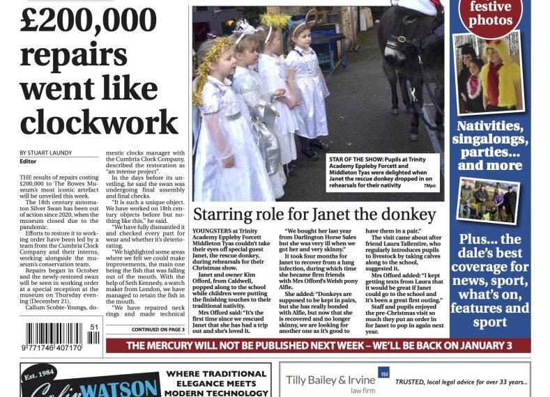 Making the headlines this week