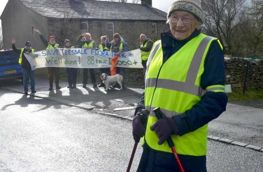 Margaret’s trek ends in triumph