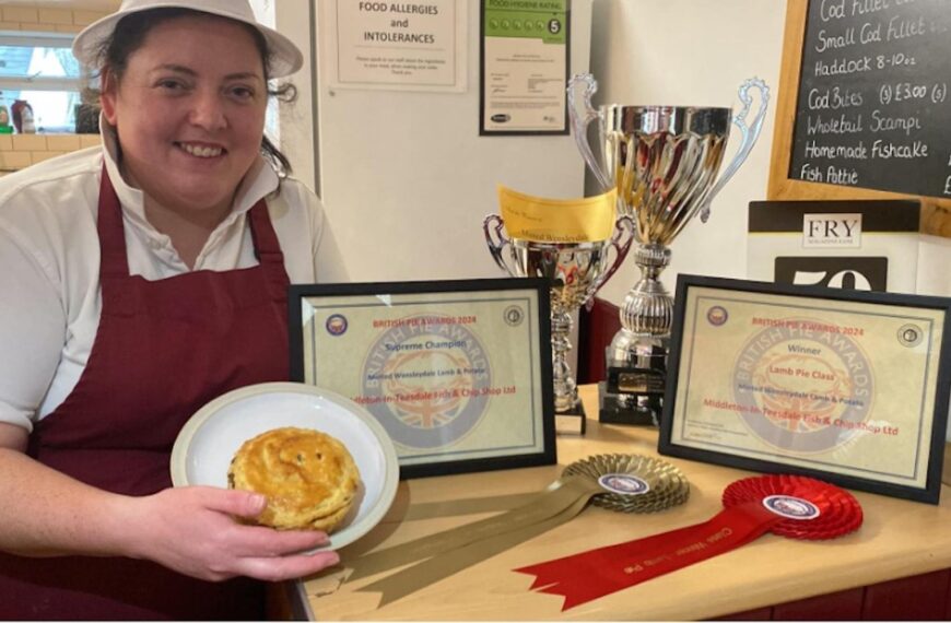 Lydia’s perfect pie is judged best in Britain