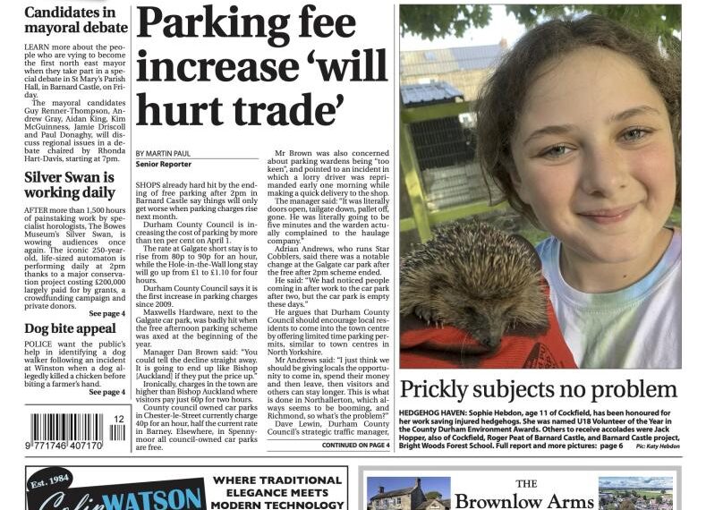 This week’ paper is out now