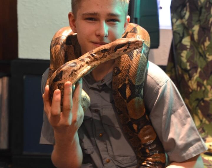 Snakes alive – it’s Leon’s exotic animals