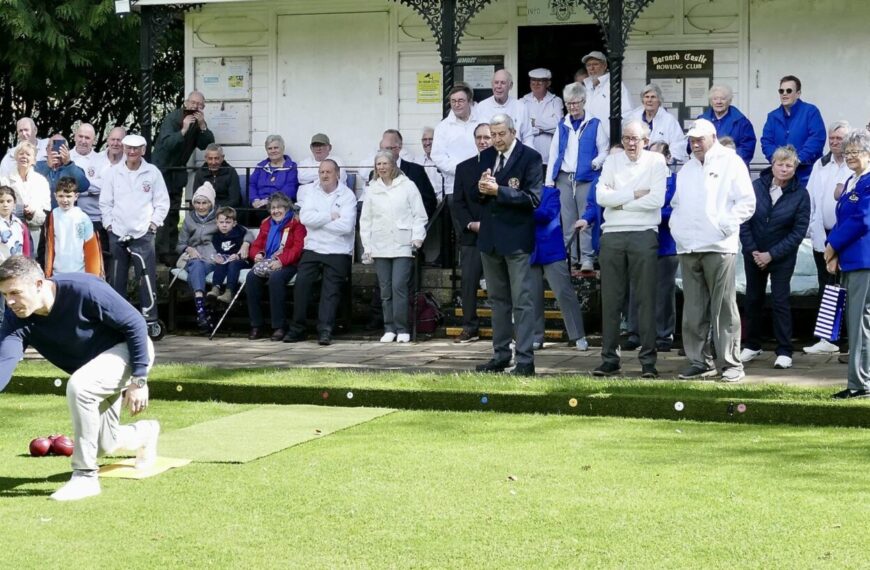 Opening bowl by bobsleigh ace