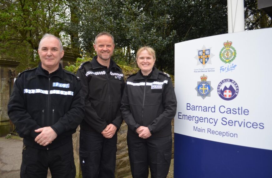 Officers bid a fond farewell to Teesdale